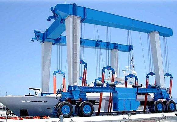 Nkoj thiab Yacht Handling Crane