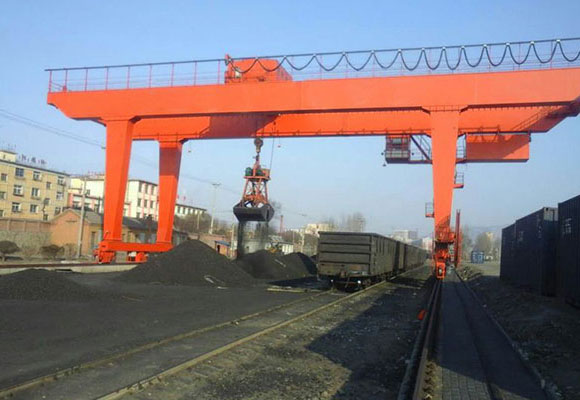 Gantry Crane nrog Grab thoob