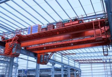 Ob chav Girder Nyiaj siv ua haujlwm Crane nrog Winch Trolley