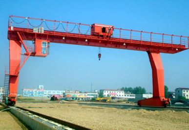 L-Tug Legs Tib Cov Girder Gantry Crane nrog Winch