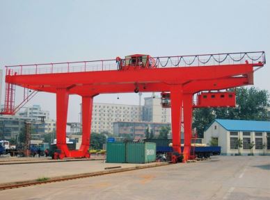 U Hom Tshiab Tsim Movable 80 Tuj Rail Mounted Gantry Crane