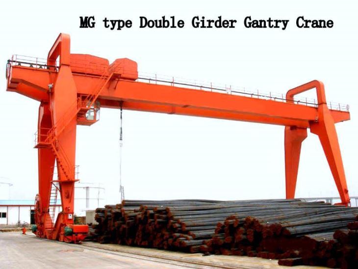 Wireless chaw taws teeb Control Ob chav Main Girder 50 Tuj Portal Gantry Crane